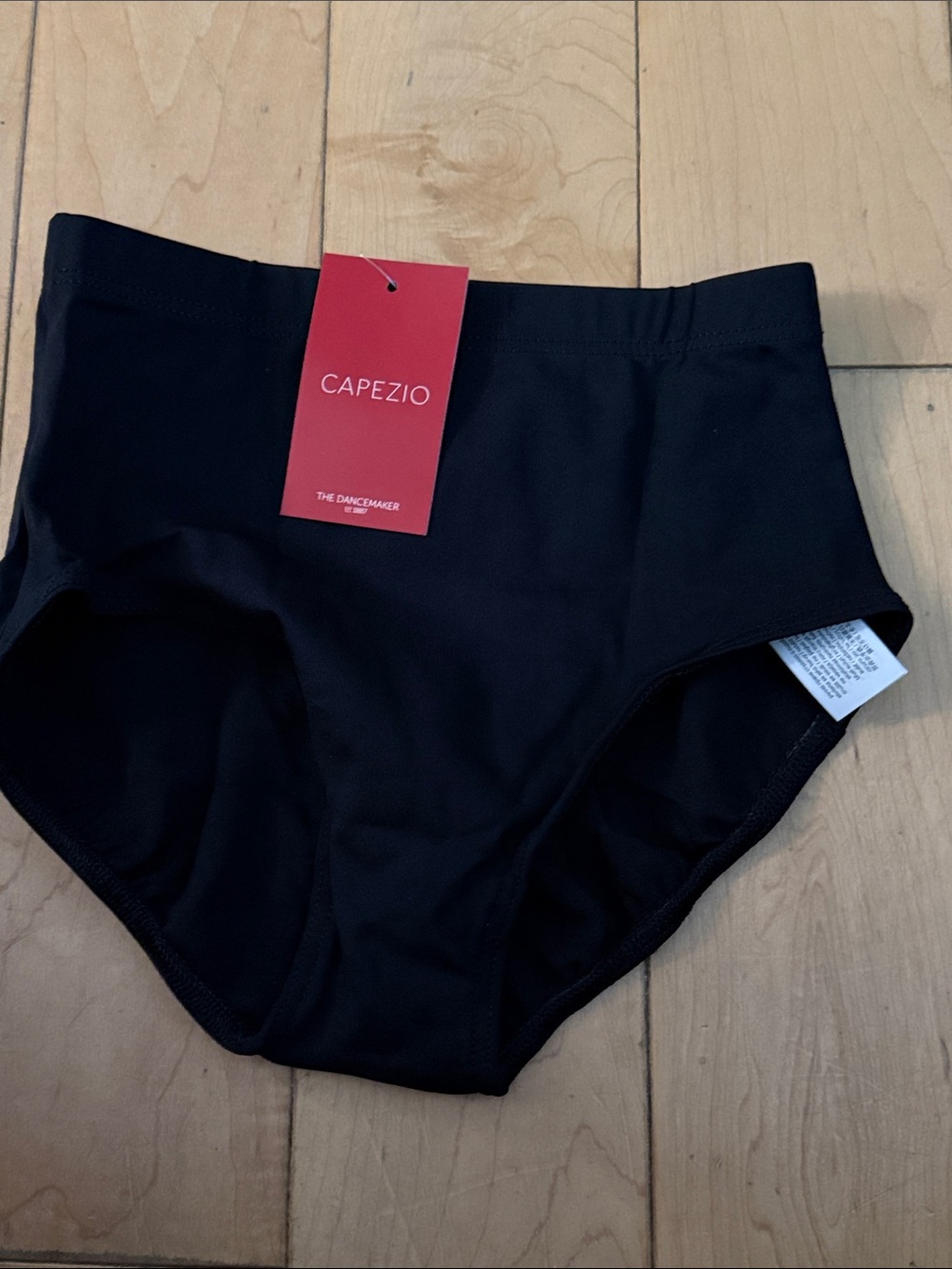 Capezio Black High-Waist Dance Shorts